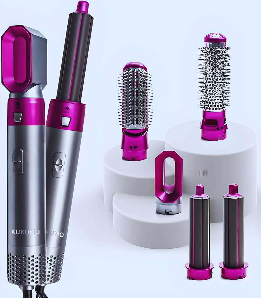 5 in 1 Multifunctional Hair Dryer Styling Tool, Detachable 5-in-1 Multi-Head Hot Air Comb,