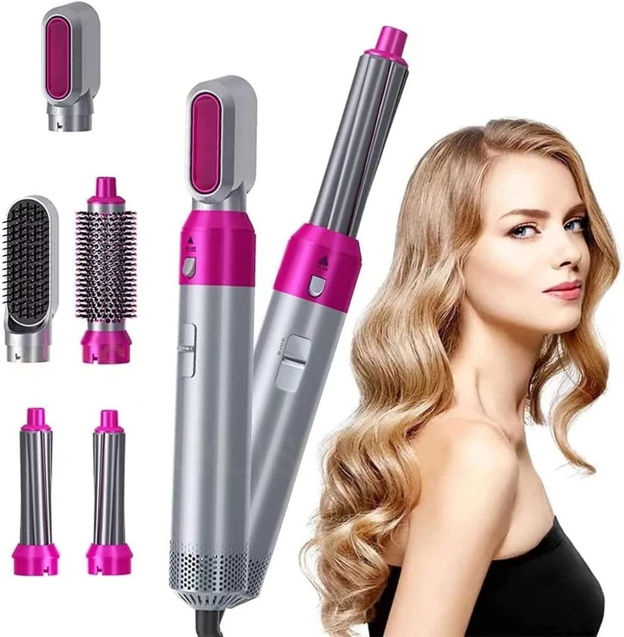 5 in 1 Multifunctional Hair Dryer Styling Tool, Detachable 5-in-1 Multi-Head Hot Air Comb,